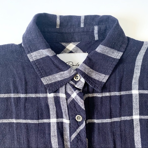 RAILS X FREE PEOPLE CHARLI PLAID SHIRT - Picture 5 of 9